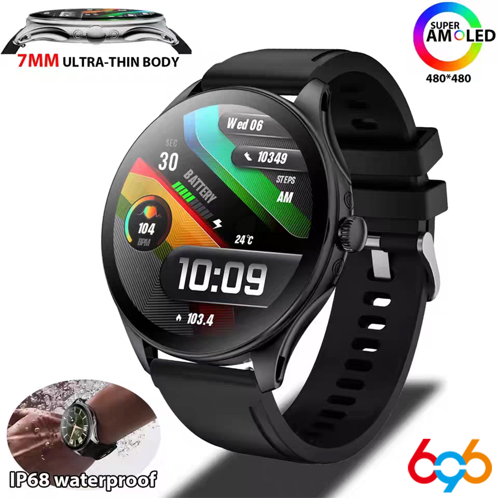 Smartwatch Ladies Watches For Women - 696 New AMOLED Screen Bracelet Blue