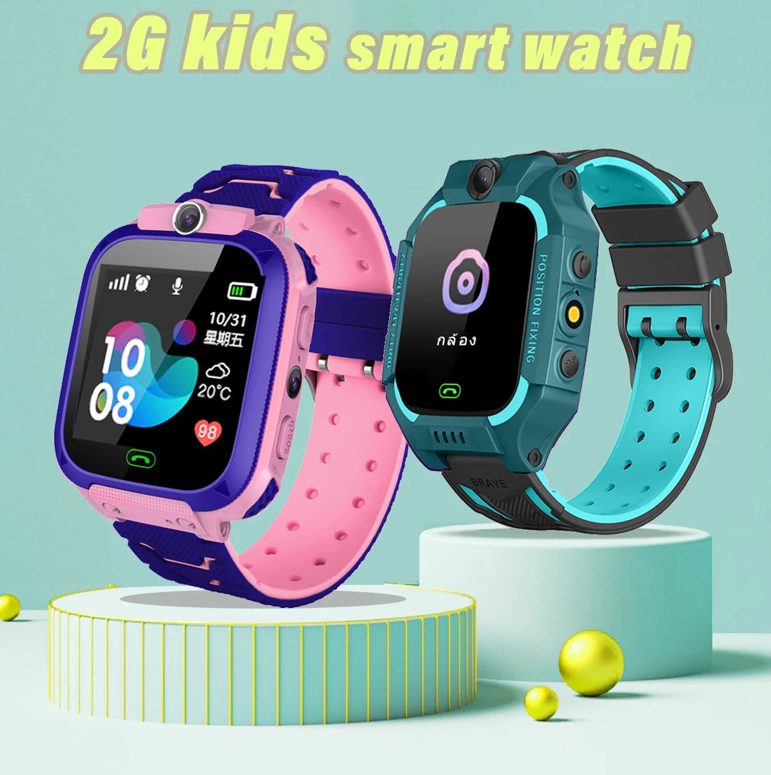 Smartwatch Watches For Kid Boy Waterproof - Q12 Kids Smart Watch 2G SOS