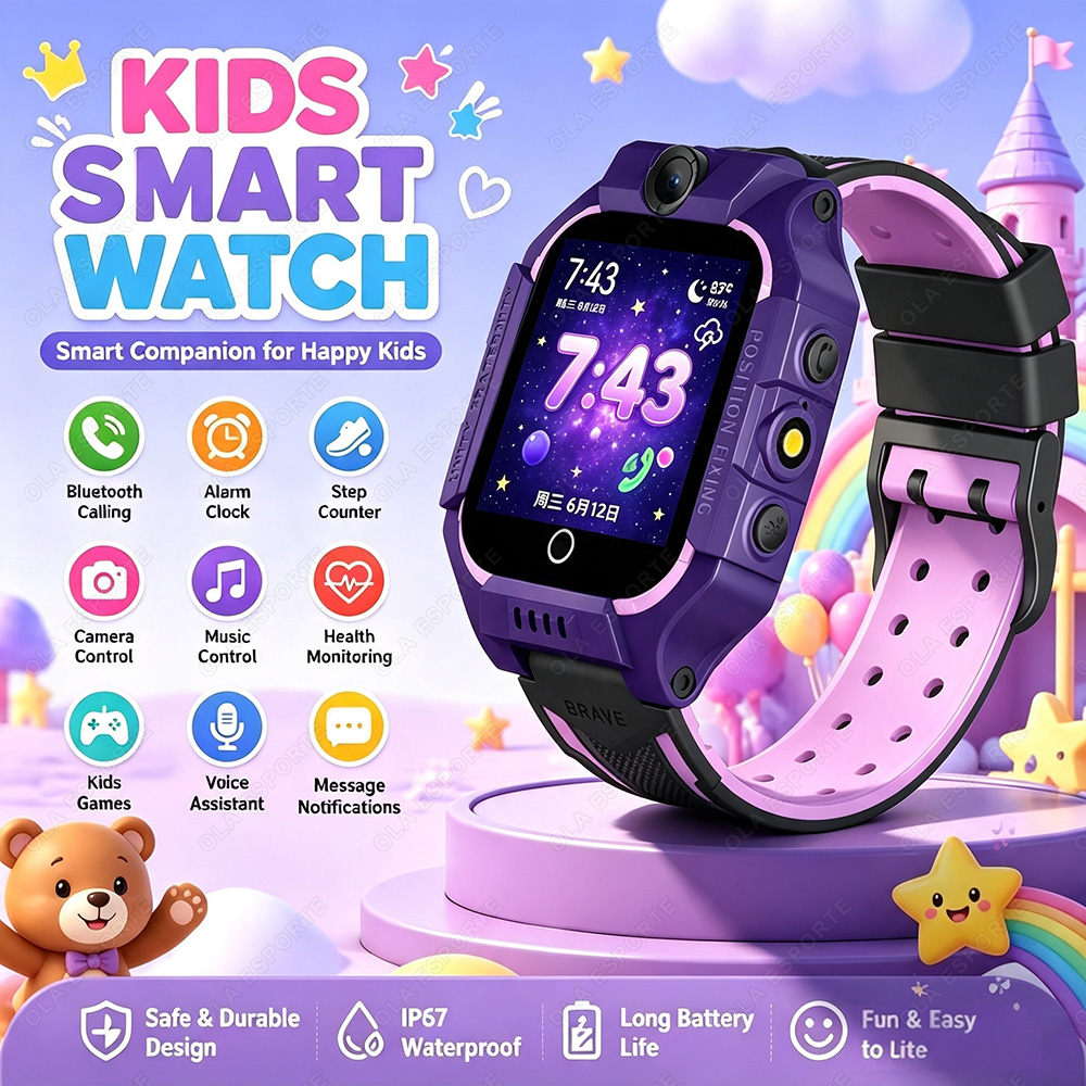 Smartwatch Watches For Kids With Gps - 2027 New 2G Kids Smart Watch