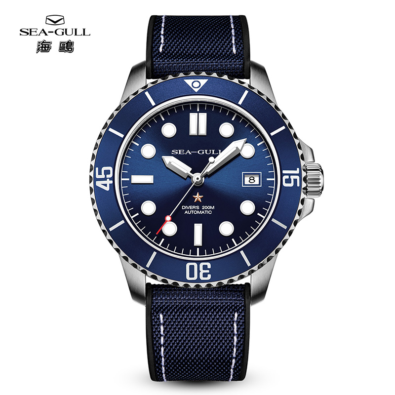 Seiko Watch Presage - Luminous Seagull Men's Dive Watch, Ocean