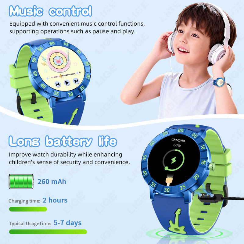 2026 New LIGE Smart Watch kids - Smartwatch Watches For Kid Boy Waterproof recension och pris