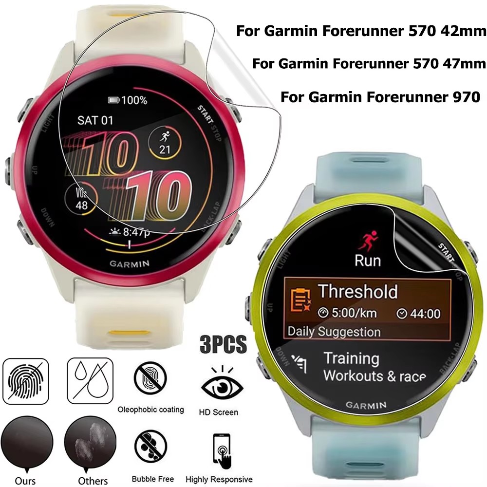 1-3Pcs Hydrogel Film For Garmi - Xwatch Smartwatch recension och pris