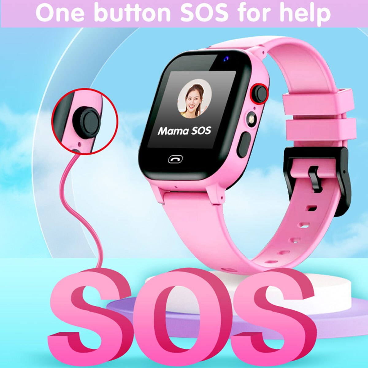Kids Smart Watch SOS Call Outd - Smartwatch Watches For Kid Boy Waterproof recension och pris