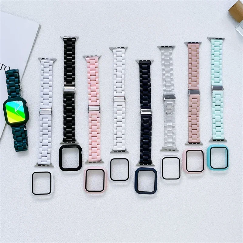 Watch strap+Case+glass For app - Iwatch Smartwatch Series 7 recension och pris