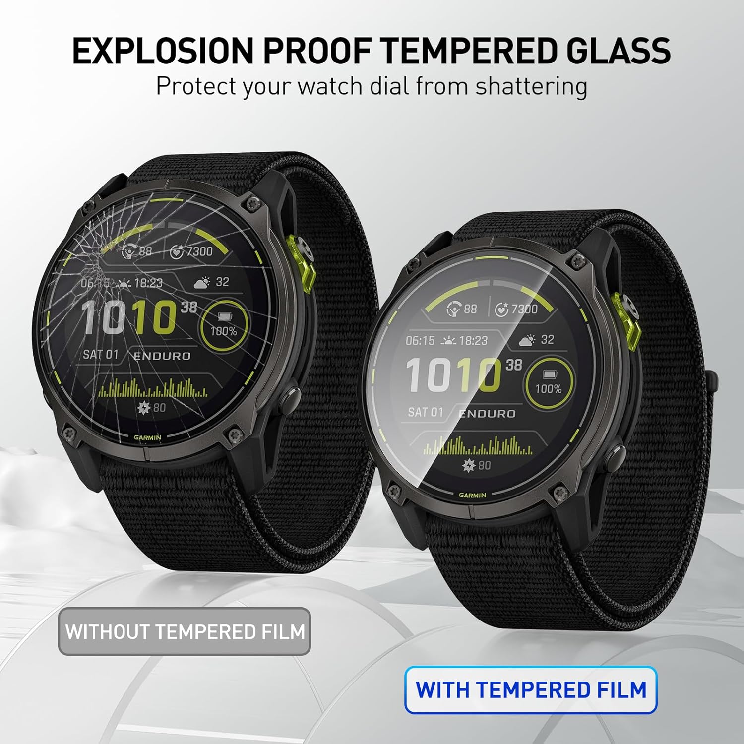 Tempered Glass Films For Garmi - Xwatch Smartwatch recension och pris