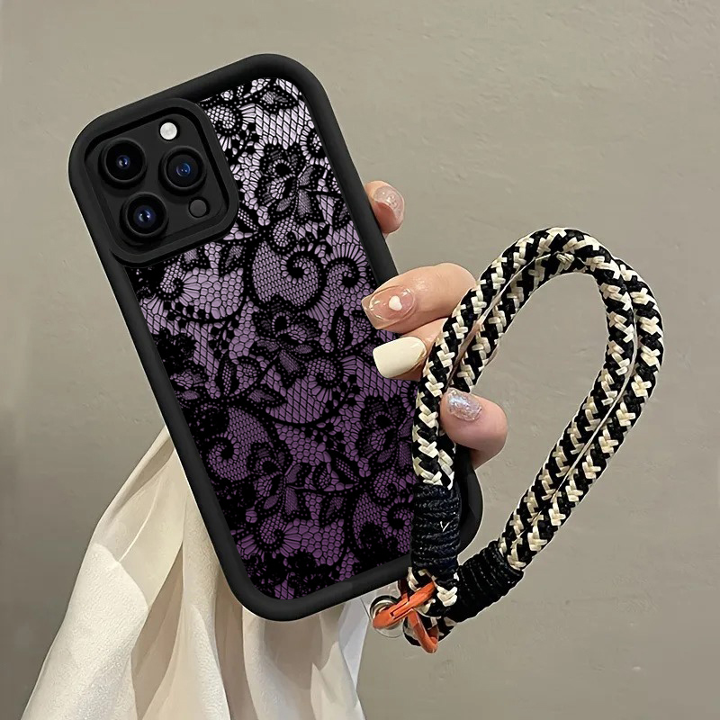 Black Purple Lace Hang Strap P - Samsung Galaxy Strap recension och pris