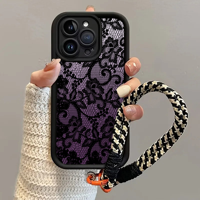 Black Purple Lace Hang Strap P - Samsung Galaxy Strap recension och pris