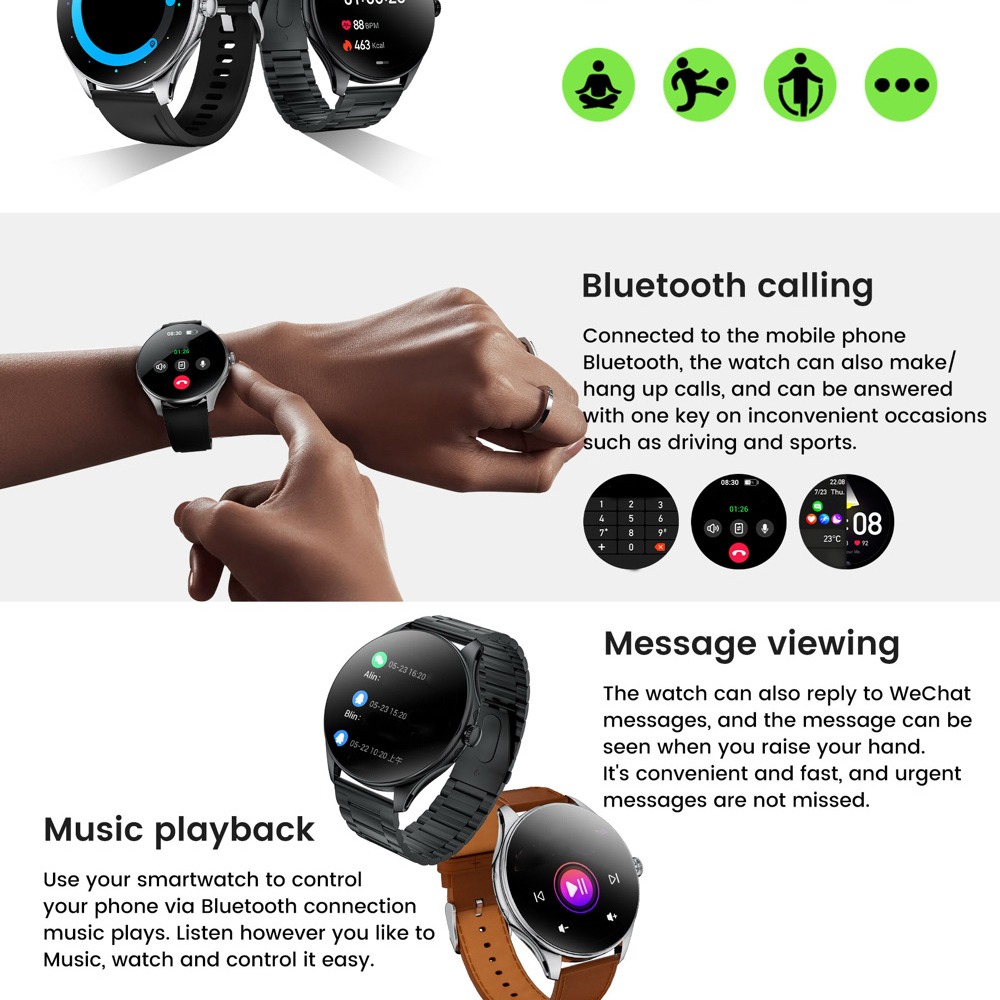 696 New AMOLED Screen Bracelet - Smartwatch Ladies Watches For Women recension och pris