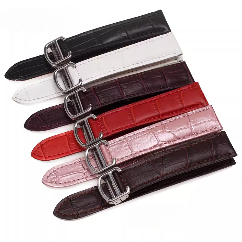 Genuine Leather Watch Strap fo - Cartier Watch Tank recension och pris
