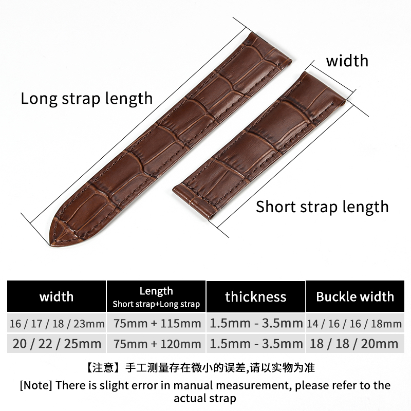 Genuine Leather Watch Strap fo - Cartier Watch Tank recension och pris
