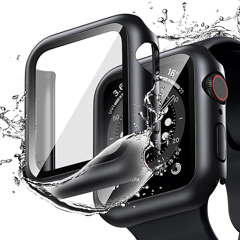 Tempered Glass+cover For Apple - Iwatch Smartwatch Series 7 recension och pris