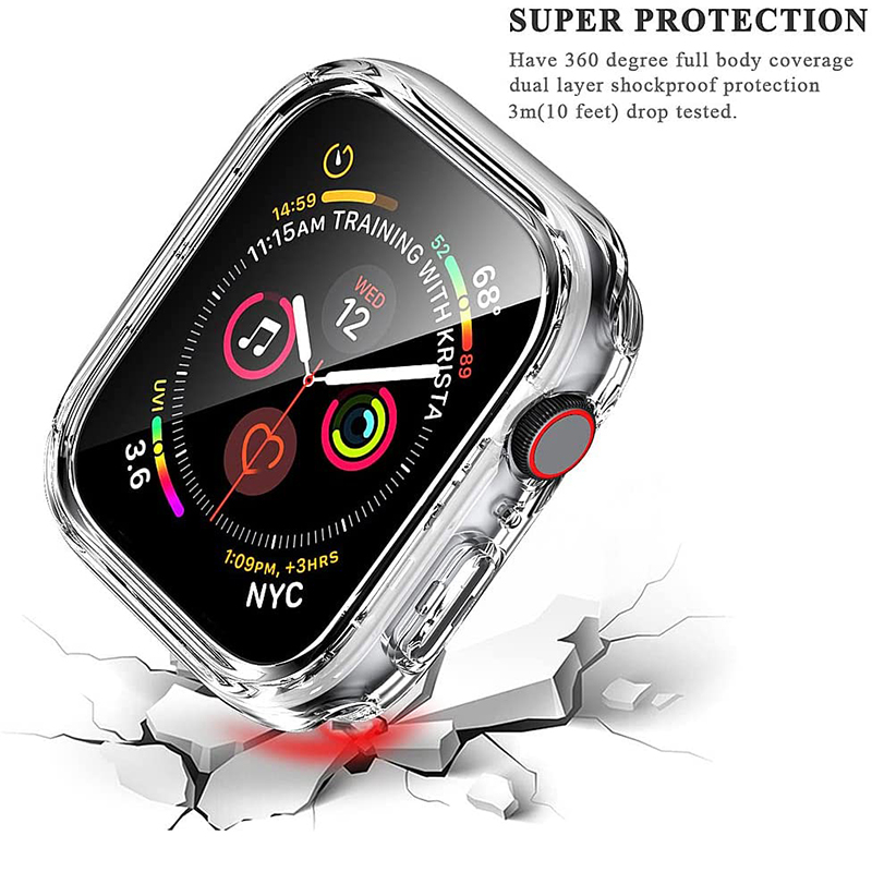 Tempered Glass+cover For Apple - Iwatch Smartwatch Series 7 recension och pris