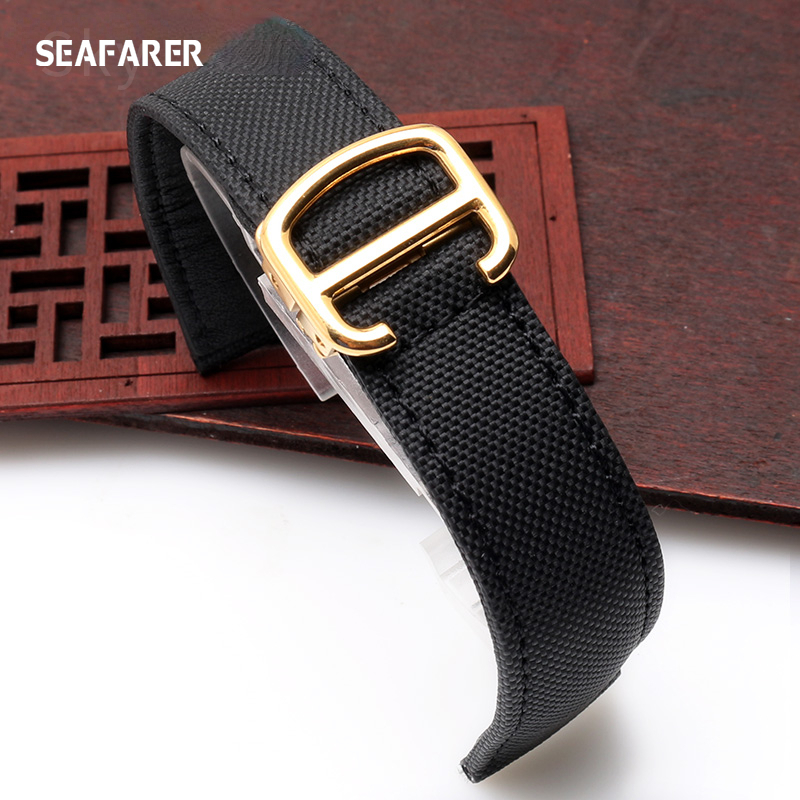 Nylon Watch Strap for Cartier  - Cartier Watch Tank recension och pris