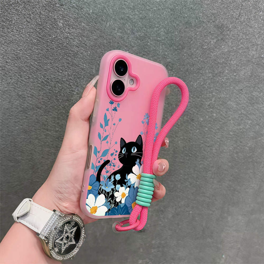 Cat Cute Floral Korean Phone C - Samsung Galaxy Strap recension och pris