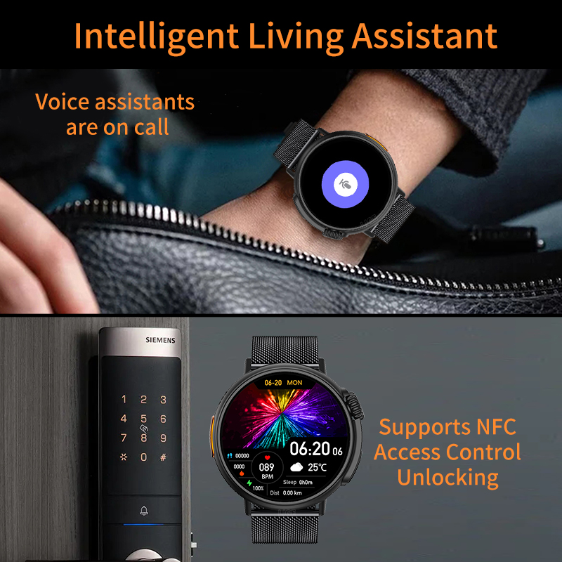 New NFC Luxury Military Women  - Smartwatch New Watches For Women recension och pris