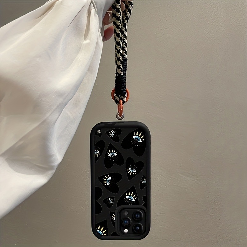 Black Love Heart Eye Hang Stra - Samsung Galaxy Strap recension och pris