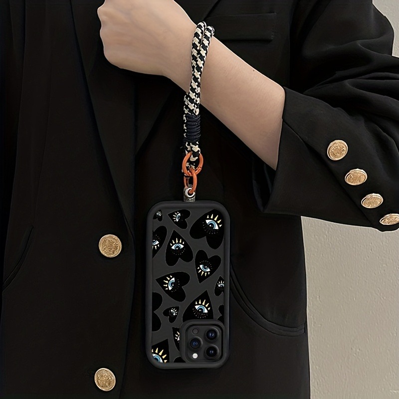 Black Love Heart Eye Hang Stra - Samsung Galaxy Strap recension och pris