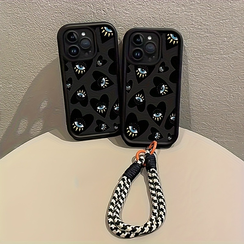 Black Love Heart Eye Hang Stra - Samsung Galaxy Strap recension och pris
