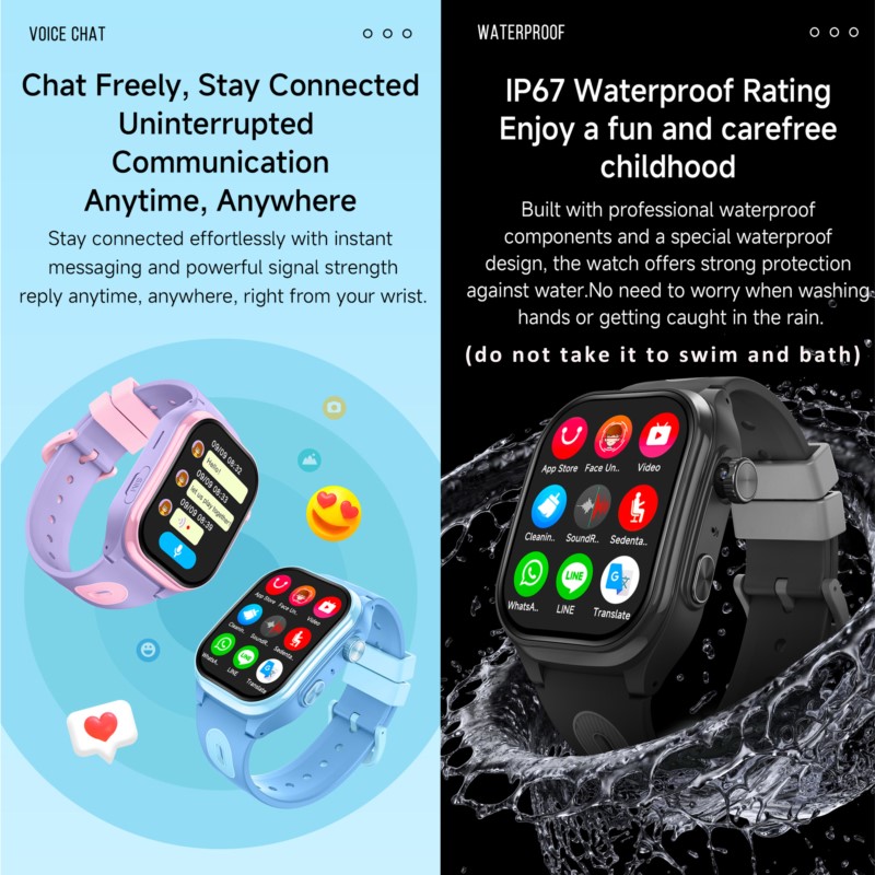 Kids 4G Smartwatch 2.0 Inch HD - Smartwatch Watches For Kids With Gps recension och pris