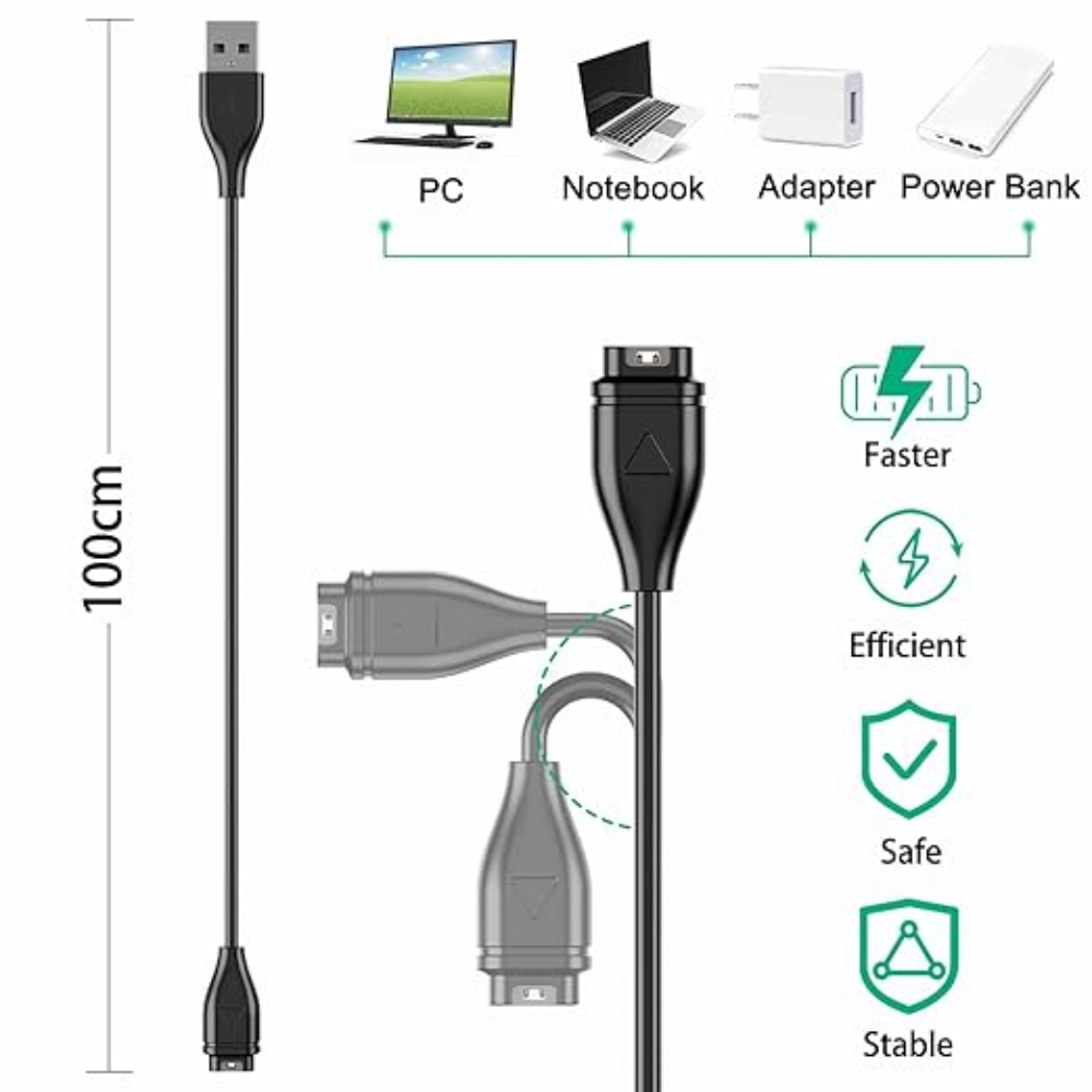 Charging cable suitable for Ga - Xwatch Smartwatch recension och pris