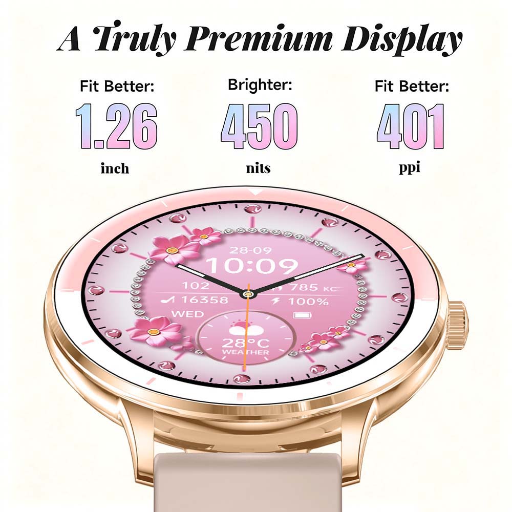 Women Smart Watch 1.26 Inch HD - Smartwatch Ladies Watches For Women recension och pris