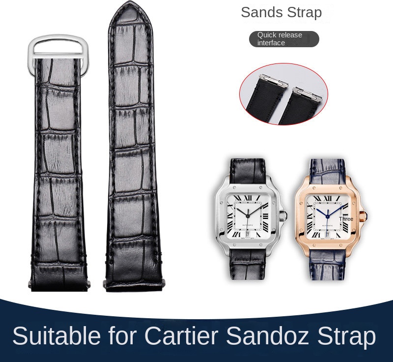 21mm 19mm Cow leather Watch St - Cartier Watch Tank recension och pris