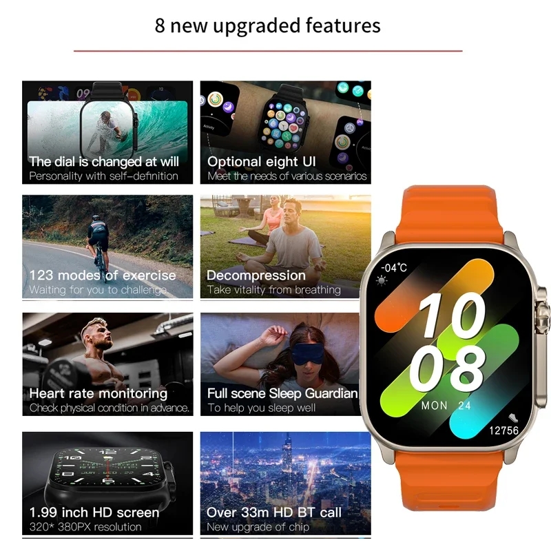 Original T900 Ultra 2 Smart Wa - Smartwatch New Watches For Women recension och pris