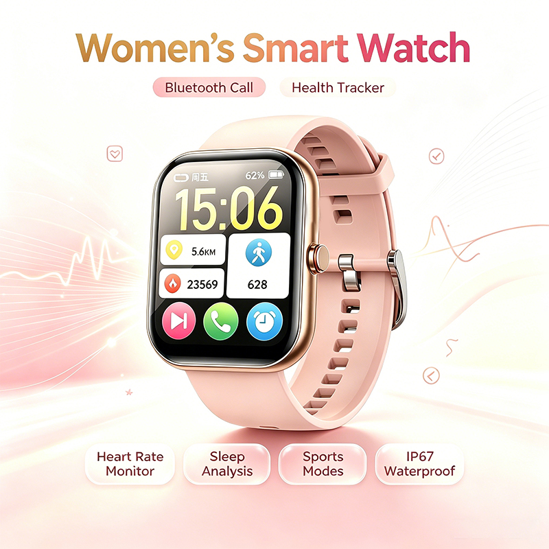 Women Smart Watch BT Call Hear - Smartwatch Ladies Watches For Women recension och pris
