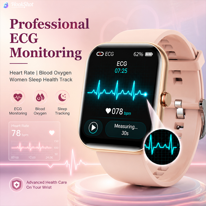 Women Smart Watch BT Call Hear - Smartwatch Ladies Watches For Women recension och pris