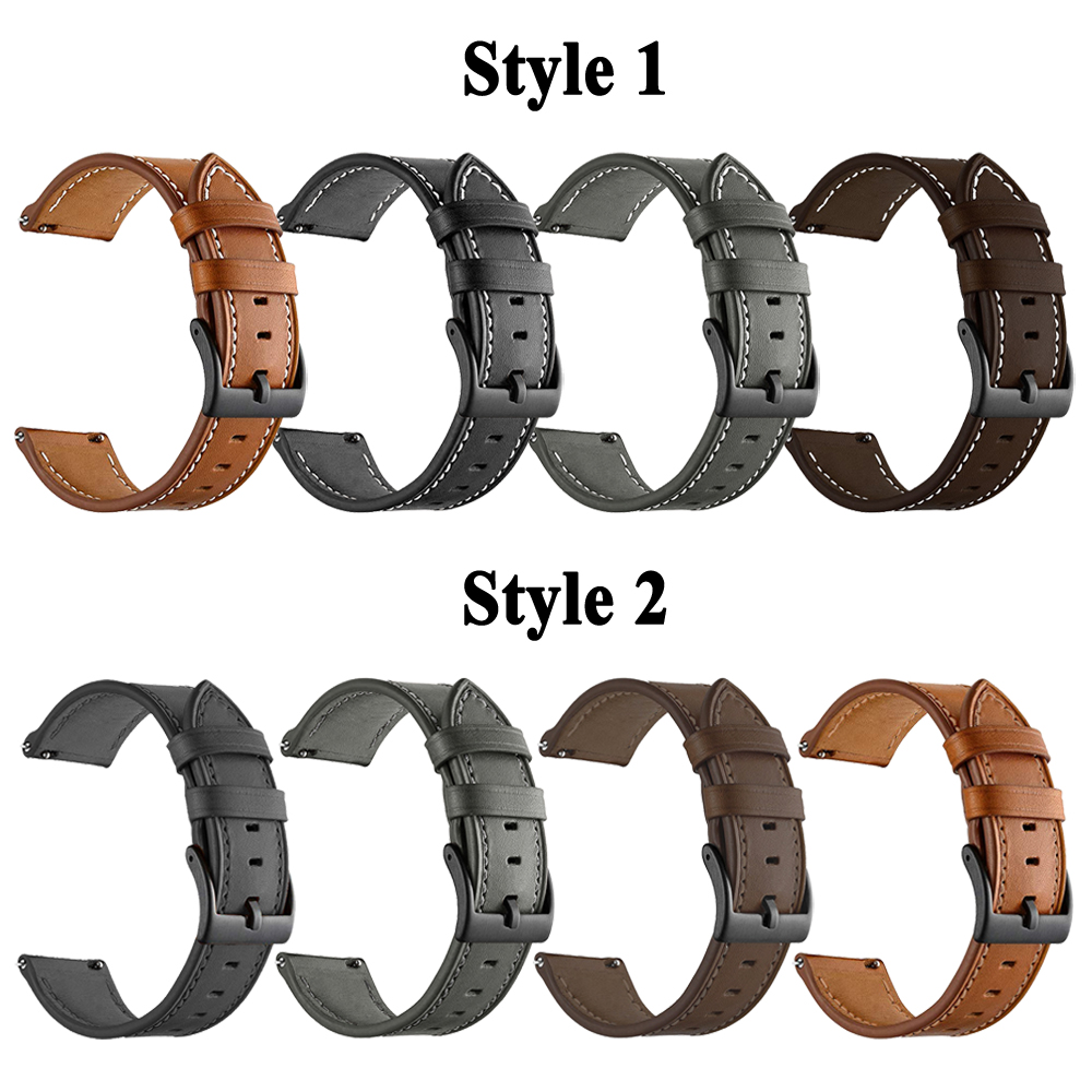 22mm Leather Strap For Garmin  - Xwatch Smartwatch recension och pris