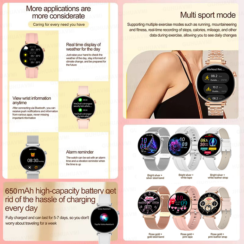 New 1.27-inch Smart Watch for  - Smartwatch Ladies Watches For Women recension och pris