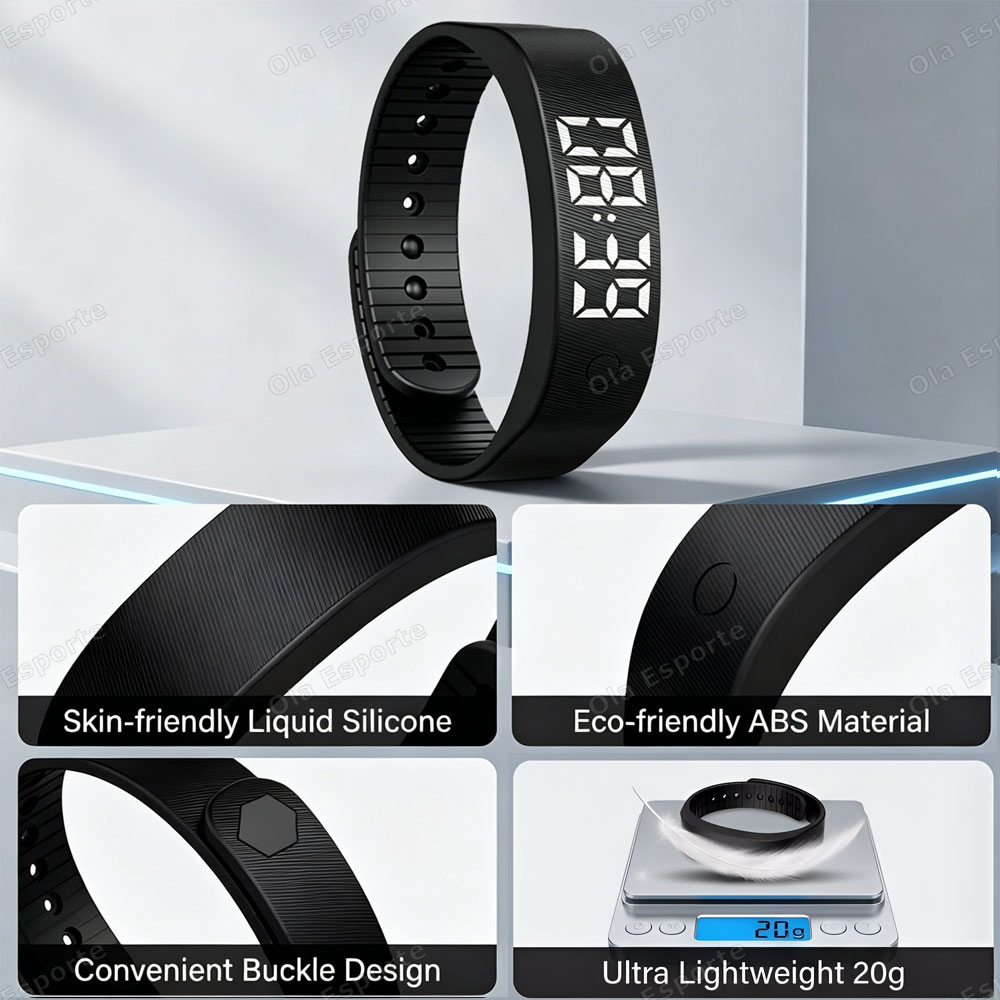 Vibrating Alarm Clock Watch He - Smartwatch Watches For Men Digital recension och pris