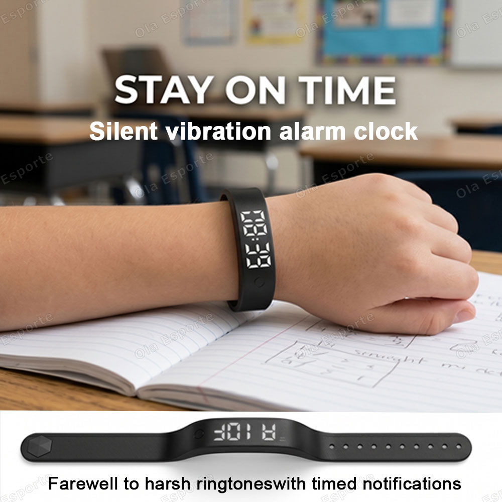 Vibrating Alarm Clock Watch He - Smartwatch Watches For Men Digital recension och pris