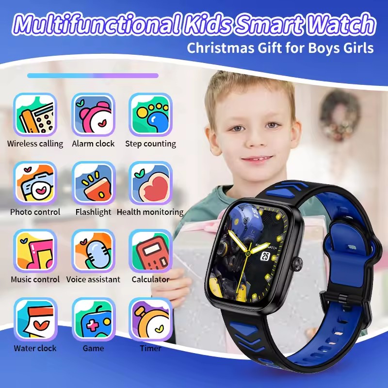 Children Boys Girls Present Sm - Smartwatch Watches For Kid Boy Waterproof recension och pris
