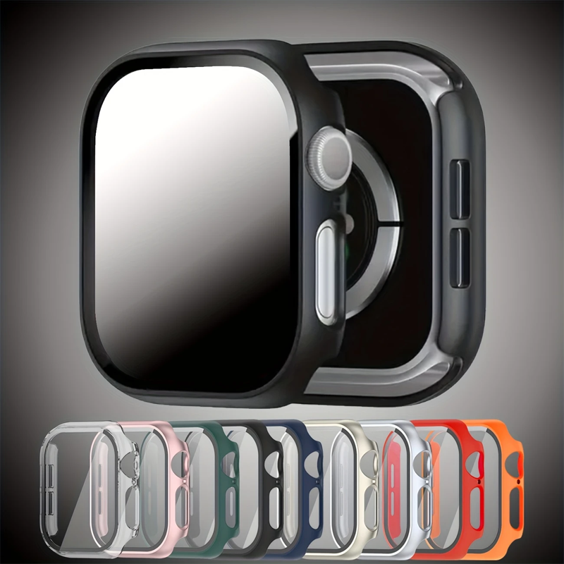 Glass + Case for Apple Watch 4 - Iwatch Smartwatch Series 7 recension och pris