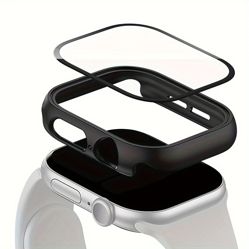 Glass + Case for Apple Watch 4 - Iwatch Smartwatch Series 7 recension och pris