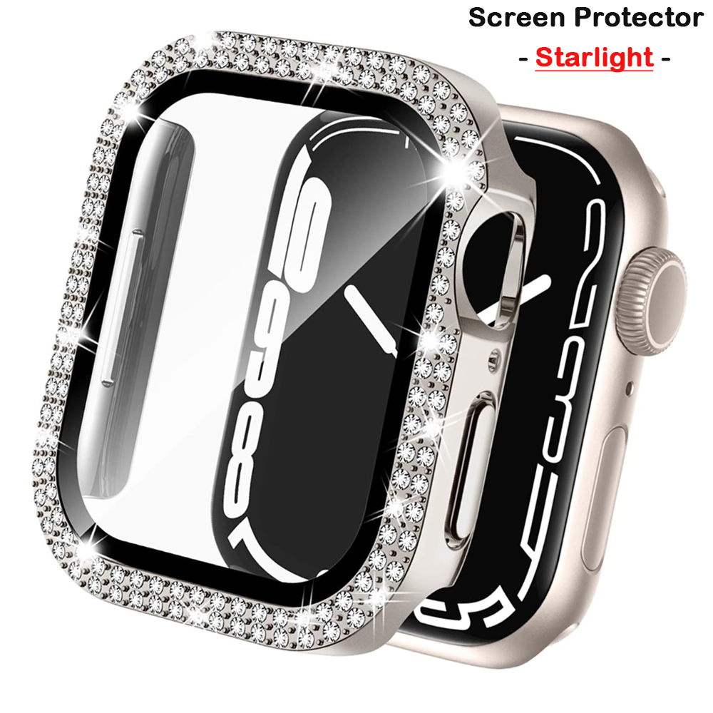 Diamond Cover For Apple watch  - Iwatch Smartwatch Series 7 recension och pris
