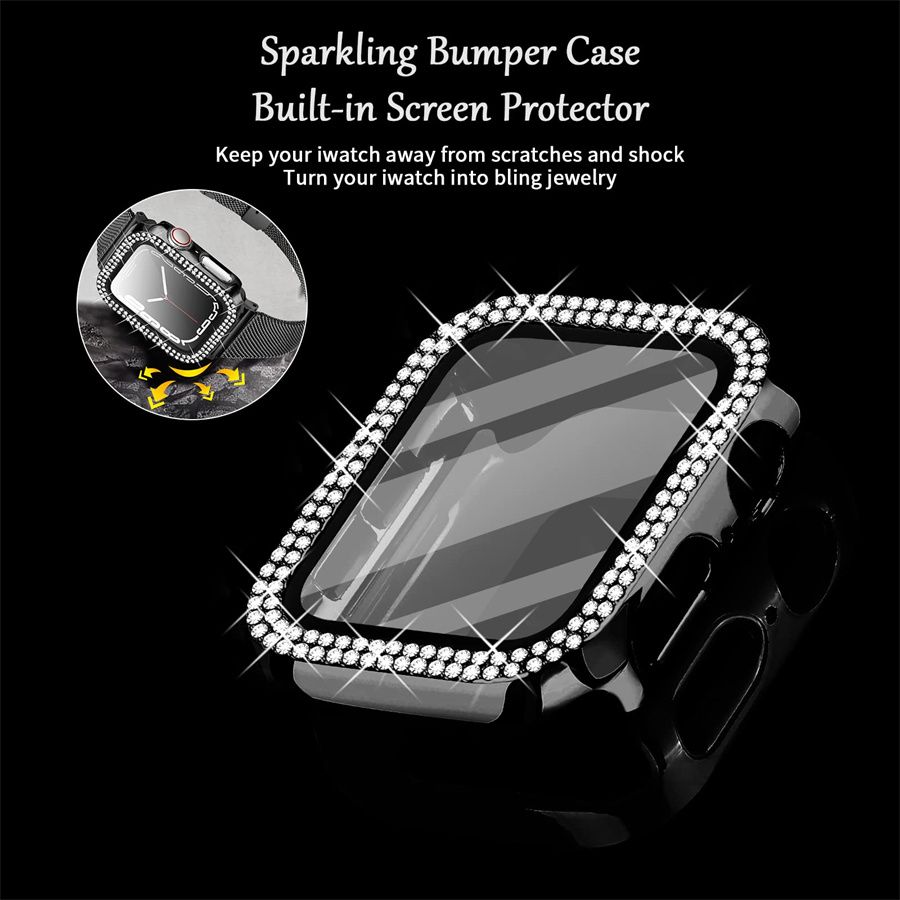 Diamond Cover For Apple watch  - Iwatch Smartwatch Series 7 recension och pris