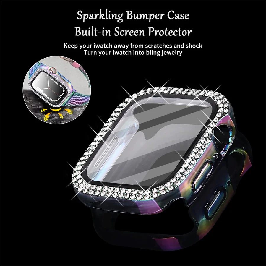 Diamond Cover For Apple watch  - Iwatch Smartwatch Series 7 recension och pris