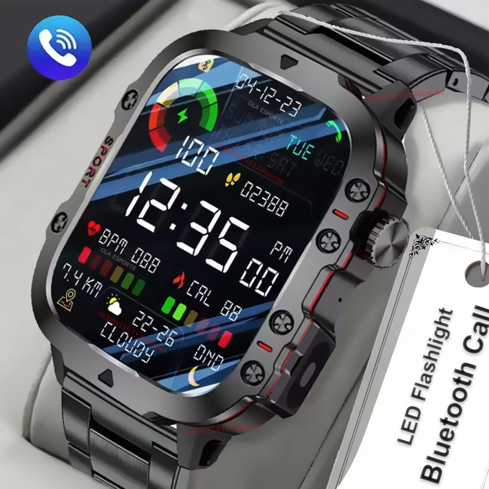 2026 New Military Smart Watch  - Smartwatch Watches For Men Digital recension och pris