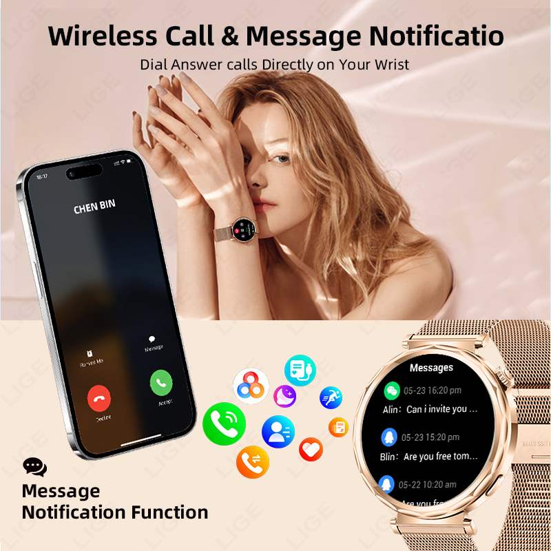 LIGE 2026 New Smart Watch Wome - Smartwatch Ladies Watches For Women recension och pris