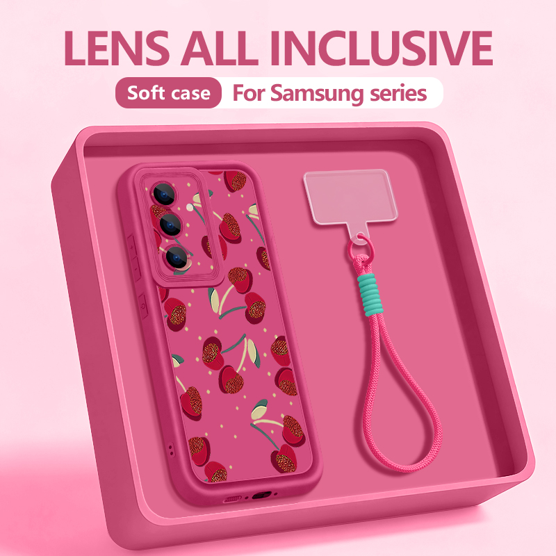 Little Cherry Pattern Lanyard  - Samsung Galaxy Strap recension och pris