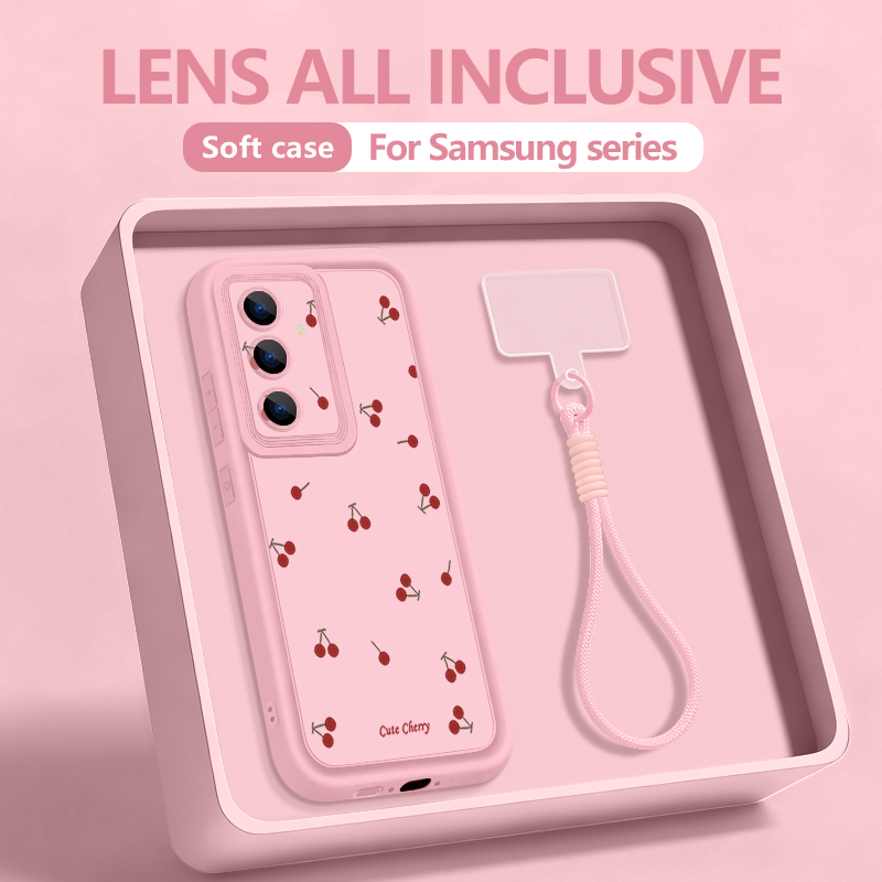 Little Cherry Pattern Lanyard  - Samsung Galaxy Strap recension och pris
