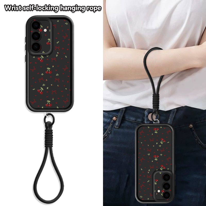 Little Cherry Pattern Lanyard  - Samsung Galaxy Strap recension och pris