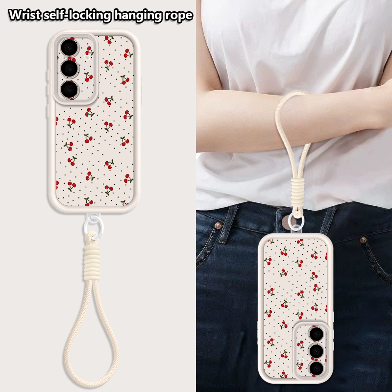 Little Cherry Pattern Lanyard  - Samsung Galaxy Strap recension och pris