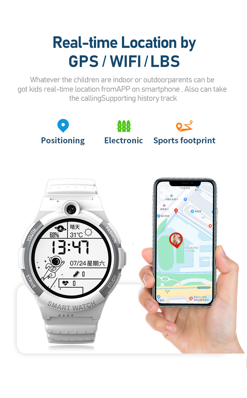 Getfitsoo 4G Kid Smart Watch V - Smartwatch Watches For Kids With Gps recension och pris