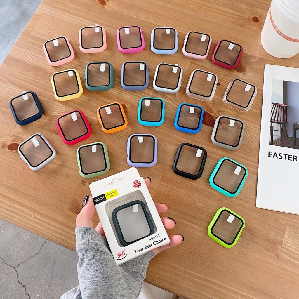 Tempered Glass+ cover For Appl - Iwatch Smartwatch Series 7 recension och pris