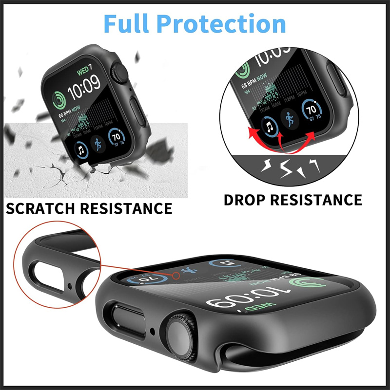 Tempered Glass+ cover For Appl - Iwatch Smartwatch Series 7 recension och pris