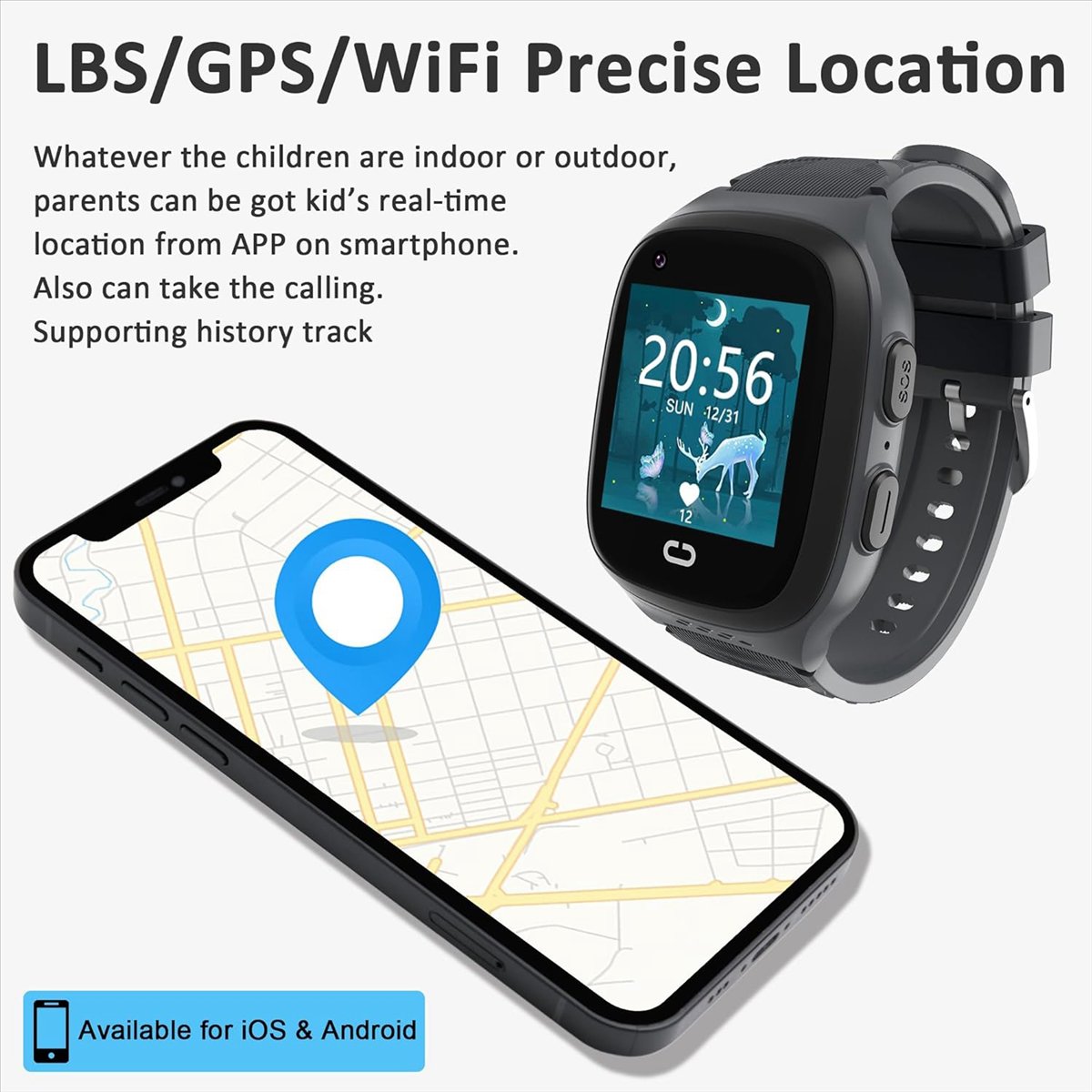 4G Kids Smart Watch with GPS T - Smartwatch Watches For Kids With Gps recension och pris