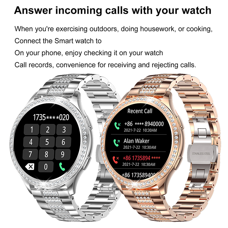 Womens Smart Watch Fashion Sma - Smartwatch Ladies Watches For Women recension och pris